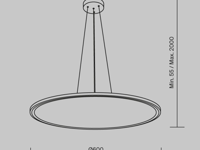 Подвесной светильник Maytoni MOD057PL-L54W4K фото:1