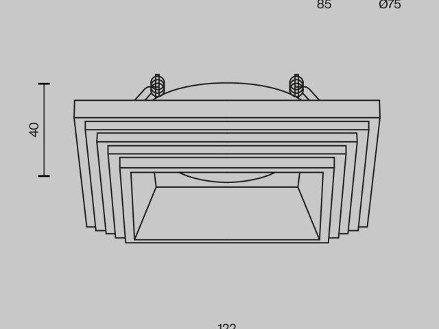 Встраиваемый светильник Technical DL005-1-01-W фото:1
