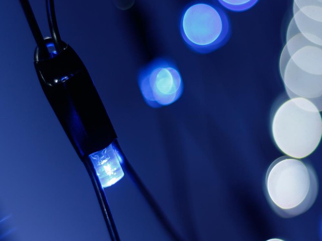 Светодиодная гирлянда ARD-NETLIGHT-CLASSIC-2500x2500-BLACK-432LED White/Blue (230V, 26W) (Ardecoled, IP65) фото:4
