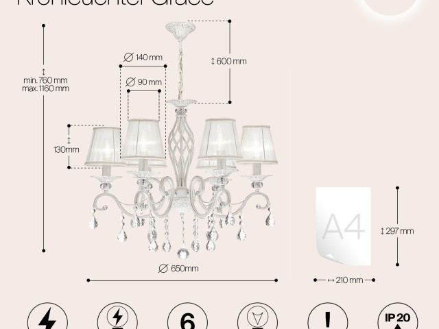 Люстра Maytoni ARM247-06-G фото:13