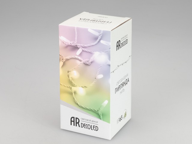 Светодиодная гирлянда ARD-STRING-CLASSIC-10000-CLEAR-100LED-SYNC RGB (230V, 6.5W) (Ardecoled, IP65) фото:10