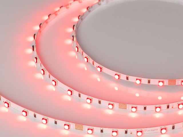 Лента MINI-F60-5mm 24V RGB (6 W/m, IP20, 3535, 5m) (Arlight, узкая) фото:15