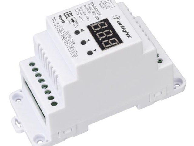 Контроллер SMART-DMX-DIN (230V, 2.4G) (Arlight, IP20 Пластик, 5 лет) фото:2