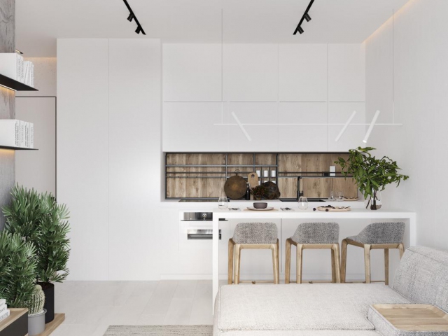 HOKASU OneLine Tube (RAL9005/D55/120mm — 3K/10W/38deg) — GEN2 фото:2