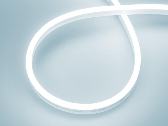 Лента герметичная AURORA-PS-A120-12x6mm 24V White6000 (10 W/m, IP65, 2835, 5m) (Arlight, Силикон) фото:5