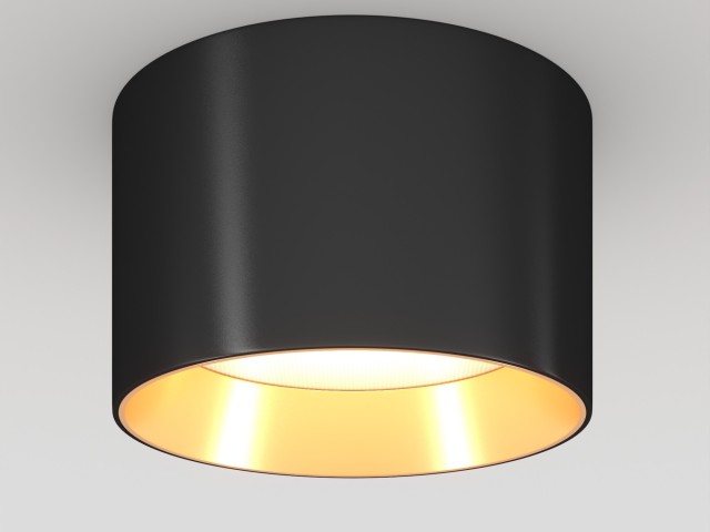 Светильник SP-BISCOTTO-R140-15W Warm3300-MIX (BK-GD, 80 deg, 230V) (Arlight, IP54 Металл, 5 лет) фото:1