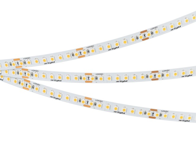 Лента UL-A176-8mm 24V Warm3500 (15 W/m, IP20, 5m) (Arlight, 7 лет) фото:4