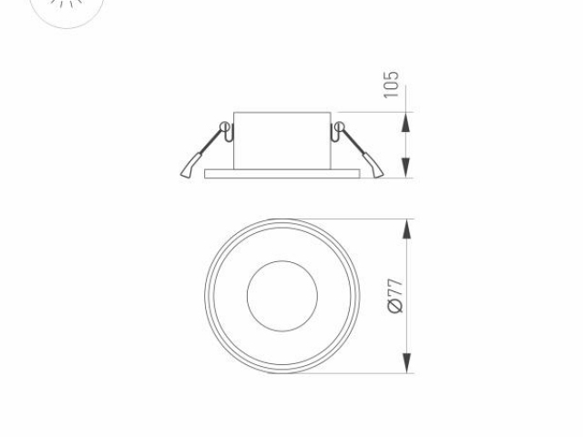 Корпус PLURIO-BASE-BUILT-R77 (BK, 1-2, 200mA) (Arlight, IP20 Металл, 3 года) фото:5