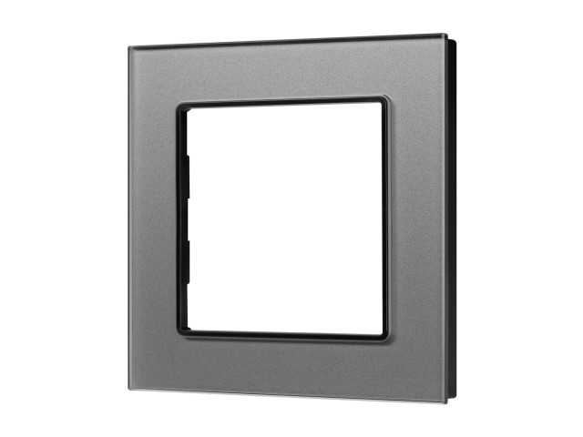 Рамка стеклянная FRM-GLARE-GS-1-GR (Arlight, -) фото:1