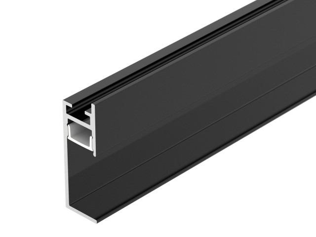 Профиль PLINTUS-H35-F-2000 BLACK (Arlight, Алюминий) фото:4