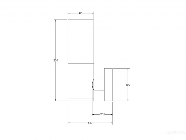 Настенный светильник (бра) Outdoor O418WL-01GR фото:11