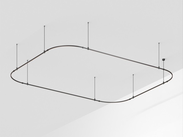 Основание ART-APRIORI-RECTANGLE-SOFT-ROD-800-4500x3500 (BK) (Arlight, IP20 Металл, 3 года) фото:1