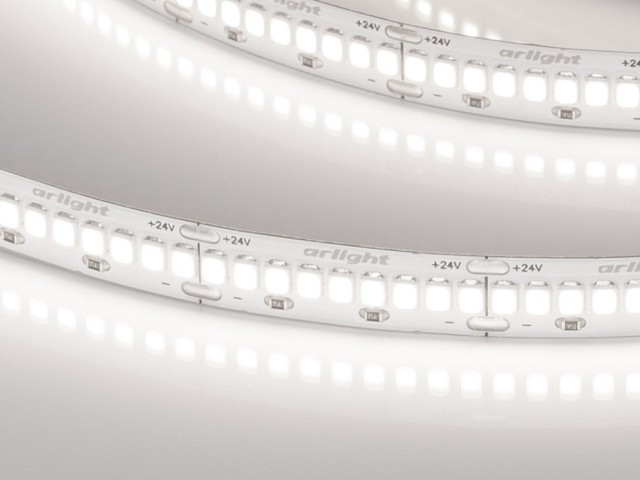Лента ULTRA-A288-10mm 24V Day5000 (17 W/m, IP20, 5m) (Arlight, высок.эфф.200 лм/Вт) фото:1