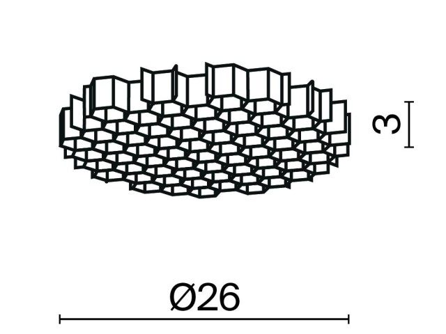 Комплектующие для светильника Technical HoneyComb-D26 фото:8