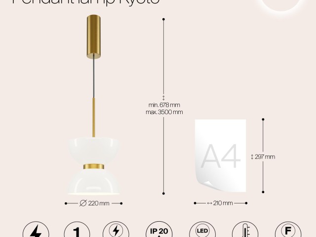 Подвесной светильник Maytoni MOD178PL-L11G3K фото:1