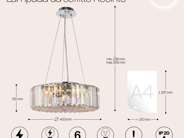 Потолочный светильник Maytoni MOD080CL-06CH фото:1