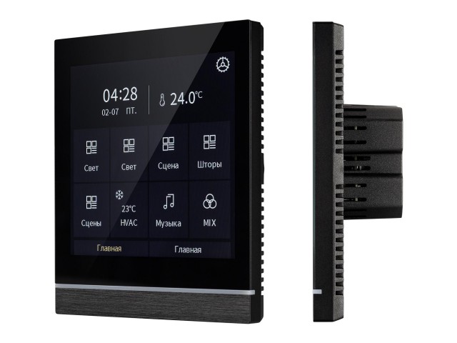 INTELLIGENT ARLIGHT Панель сенсорная KNX-113-40-MULTI-V4-IN (20-30V) (IARL, IP20 Пластик, 2 года) фото:1