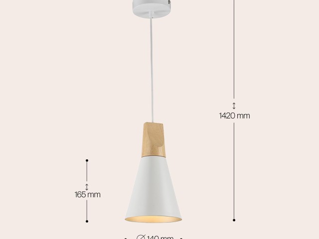 Подвесной светильник Maytoni P359-PL-140-W фото:1