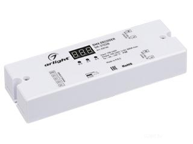 Декодер DMX SR-2703B (220V, 500W) (Arlight, IP20 Пластик, 3 года) фото:2