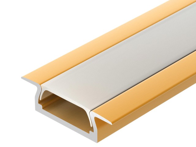 Профиль MIC-F-2000 ANOD Gold Light (Arlight, Алюминий) фото:1