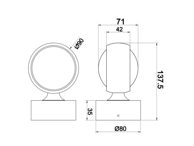 Настенный светильник (бра) Technical MOD072WL-L8W3K фото:1