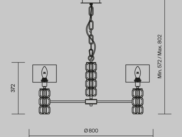 Подвесной светильник Maytoni DIA008PL-07CH фото:1