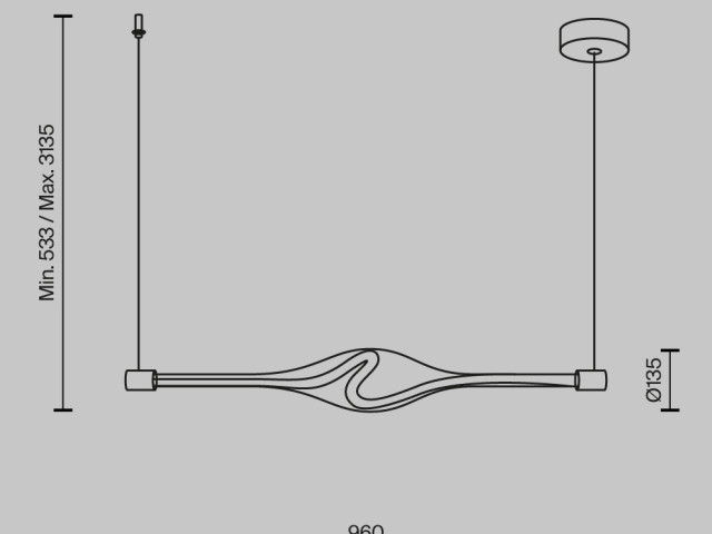 Подвесной светильник Maytoni MOD290PL-L23BS3K фото:7