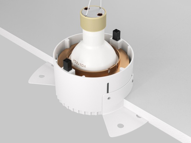 Встраиваемый светильник Technical DL051-01-GU10-RD-WMG фото:4