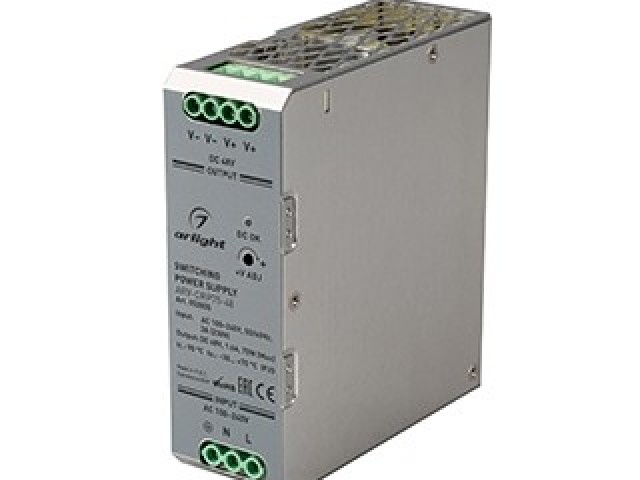 Блок питания ARV-DRP75-48 (48V, 1.6A, 75W) (Arlight, IP20 Металл, 5 лет) фото:3