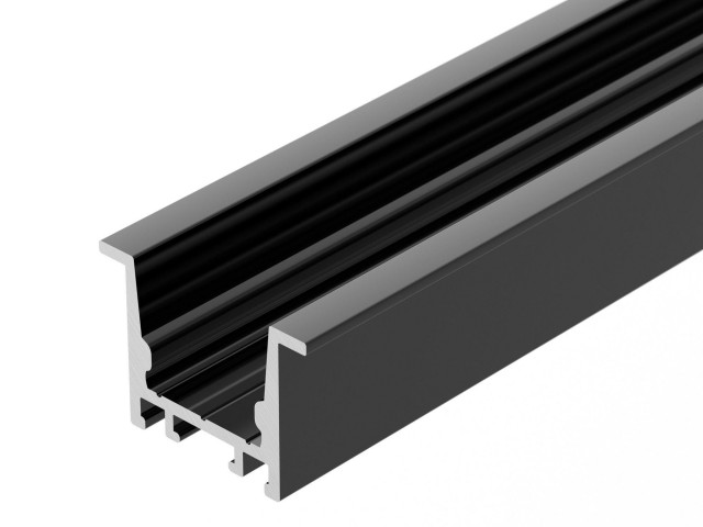 Профиль SL-COMFORT-2316-F-2000 ANOD BLACK (Arlight, Алюминий) фото:3