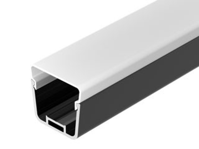Профиль с экраном LINE-D-3734-2000 TETRA BLACK+OPAL (Arlight, Алюминий) фото:3