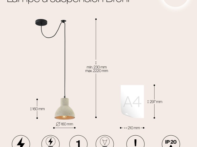 Подвесной светильник Maytoni T434-PL-01-GR фото:14