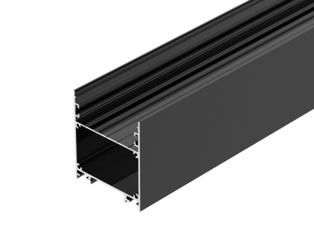 Профиль LINE-6070-3000 ANOD BLACK (Arlight, Алюминий) фото:1