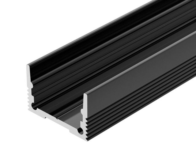Профиль SL-SLIM20-H13-2000 BLACK (Arlight, Алюминий) фото:2