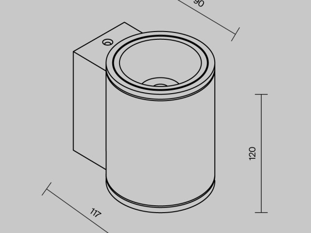 Настенный светильник (бра) Outdoor O303WL-L5GF3K фото:10