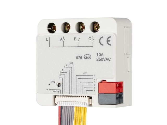 INTELLIGENT ARLIGHT Релейный модуль KNX-7013-72-DRI-DRO-IN (BUS, 1x10A) (IARL, IP20 Пластик, 2 года) фото:3