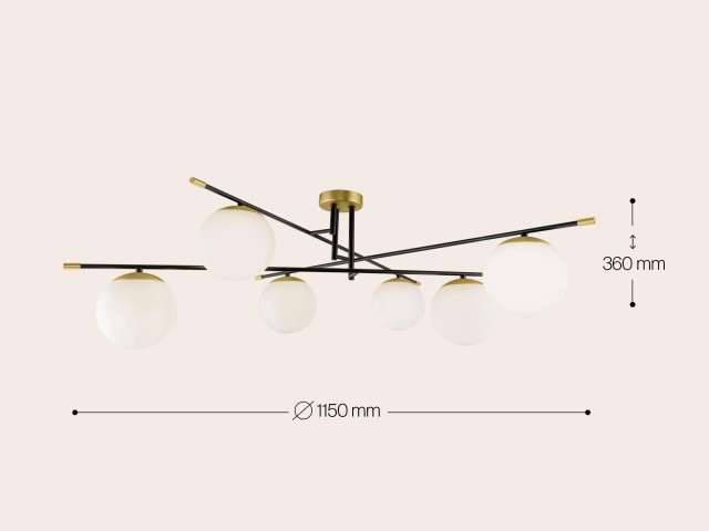 Потолочный светильник Maytoni MOD048CL-06G фото:13