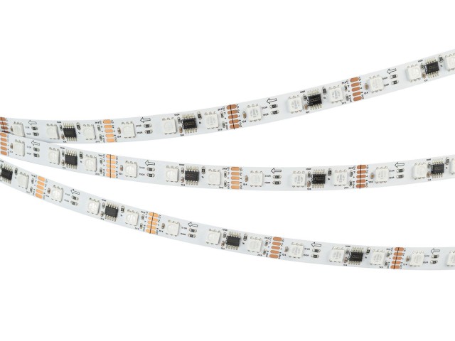 Лента DMX-B60-10mm 12V RGB-PX3 (14 W/m, IP20, 5060, 5m) (Arlight, -) фото:6
