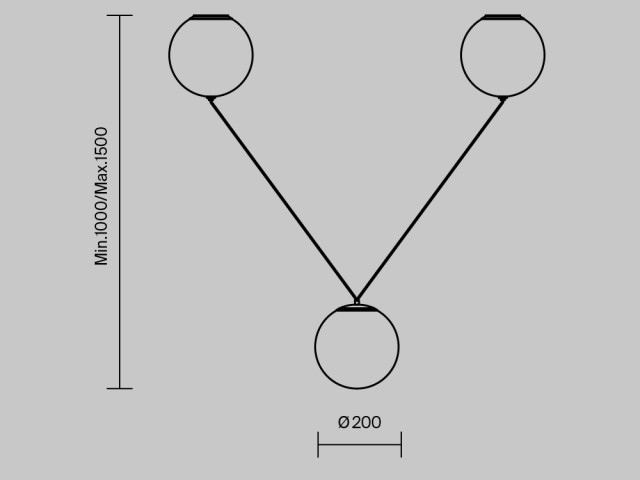 Подвесной светильник Maytoni MOD427PL-L30B3K фото:15