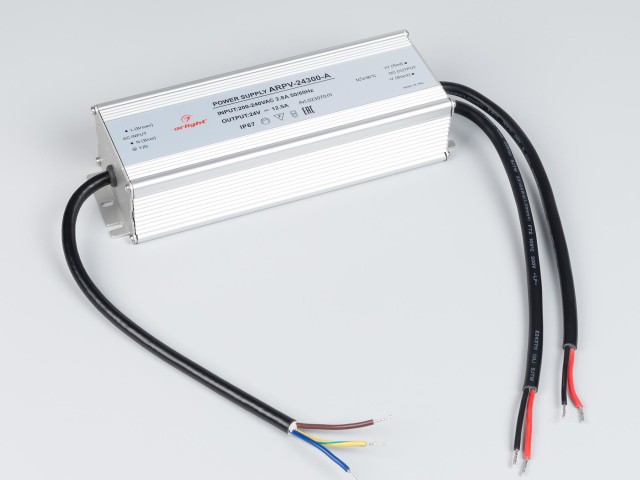 Блок питания ARPV-24300-A (24V, 12.5A, 300W) (Arlight, IP67 Металл, 3 года) фото:2