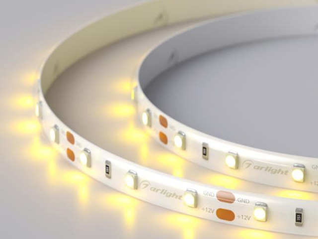 Лента герметичная RTW-SE-A60-8mm 12V Yellow (4.8 W/m, IP65, 2835, 5m) (Arlight, -) фото:10