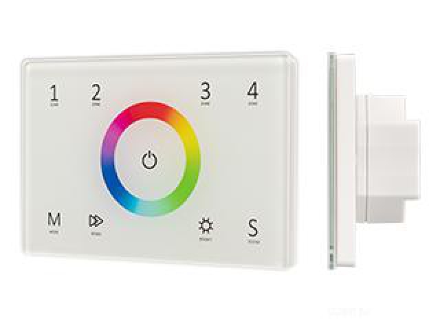Панель Sens SMART-P83-RGB White (230V, 4 зоны, 2.4G) (Arlight, IP20 Пластик, 5 лет) фото:9