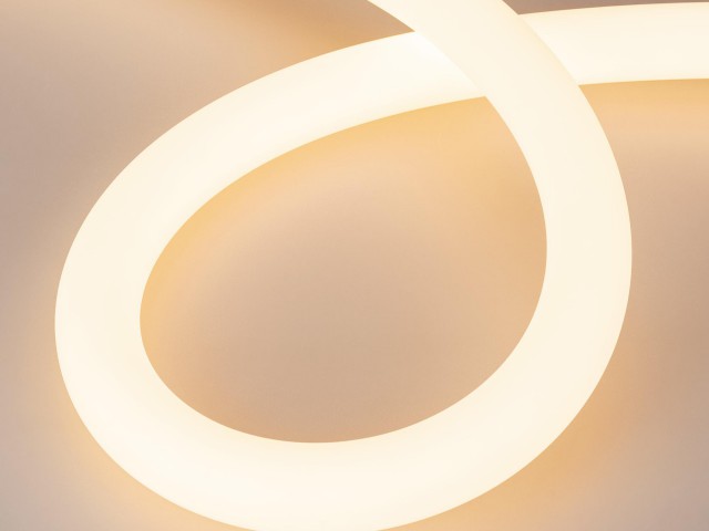 Лента герметичная MOONLIGHT-SIDE-A336-D40mm 24V Warm2400 360deg (15 W/m, IP65, 2835, 5m, wire x1) (Arlight, Вывод боковой, 3 года) фото:3
