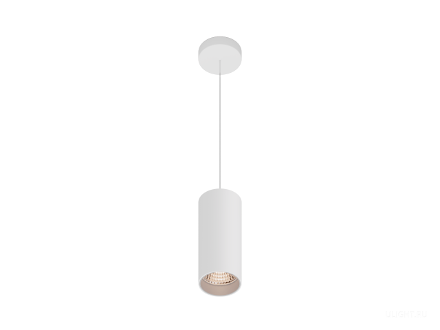 Подвесной светильник HOKASU Tube Hang (85-160/ral9003 – 30w/2790/24deg) фото:1