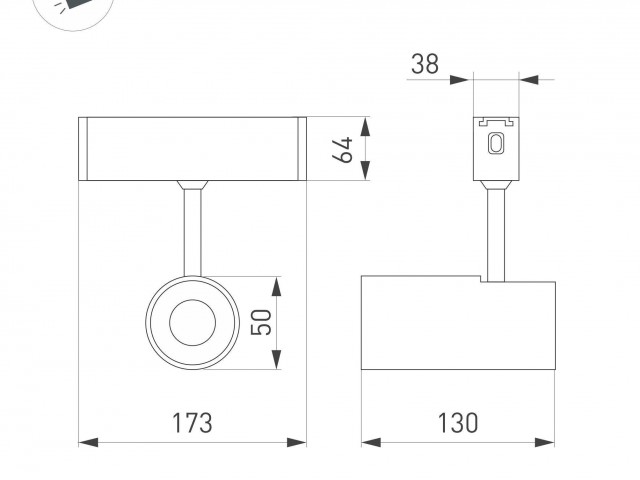 Светильник CLIP-38-SPOT-R146-6W Warm3000 (WH, 24 deg, 24V) (Arlight, IP40 Металл, 3 года) фото:12