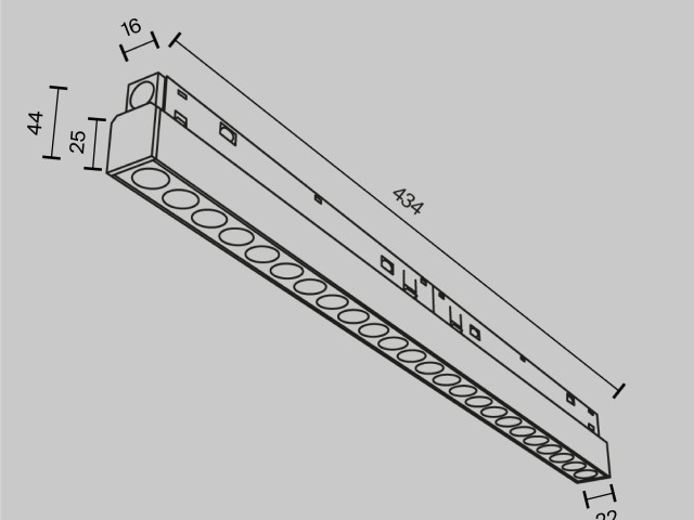Трековый светильник Technical TR031-4-24W3K-M-DS-W фото:1