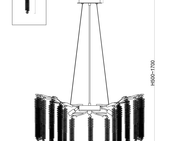 Подвесной светильник Freya FR1010PL-08G фото:2