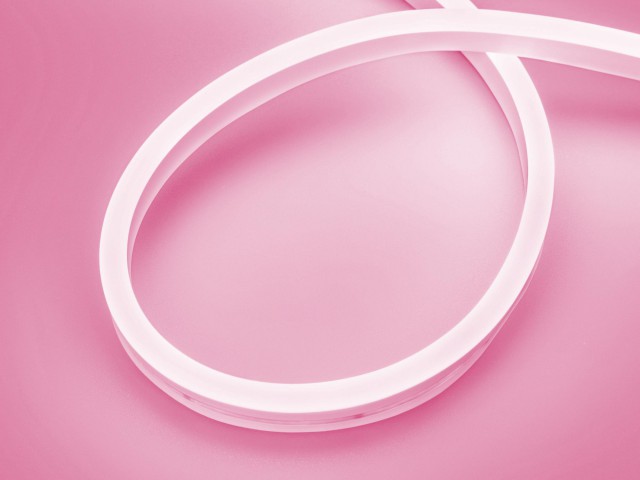 Лента герметичная AURORA-PS-A120-16x8mm 24V Pink (10 W/m, IP65, 2835, 5m) (Arlight, Силикон) фото:3