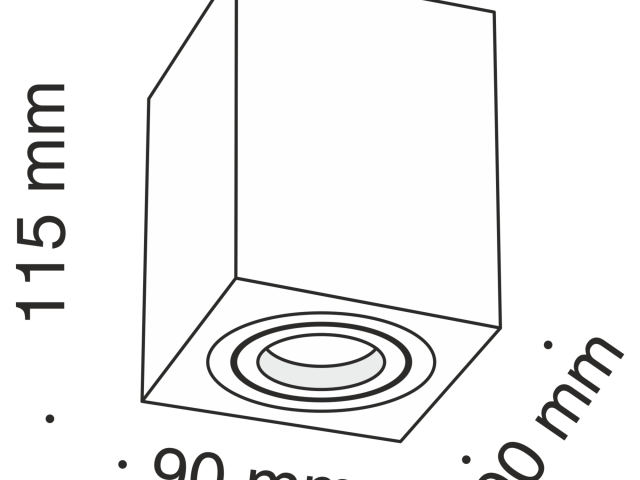 Потолочный светильник Technical C017CL-01W фото:4