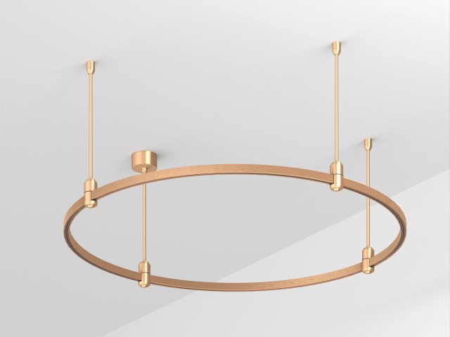 Основание ART-APRIORI-ROUND-ROD-400-R1000 (GD) (Arlight, IP20 Металл, 3 года) фото:1